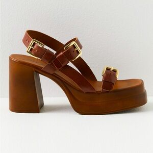 Free People Pamela Double Stack Platform Heels